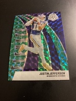 2024 Panini Mosaic Elevate Green Mosaic #12 Justin Jefferson