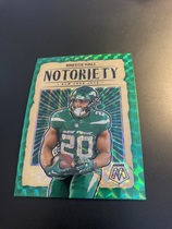 2024 Panini Mosaic Notoriety Green Mosaic #15 Breece Hall