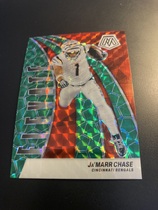 2024 Panini Mosaic Elevate Green Mosaic #11 Jamarr Chase