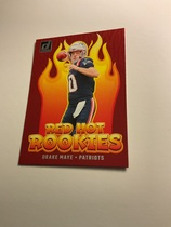 2024 Donruss Red Hot Rookies #RHR-DME Drake Maye