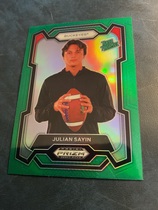 2024 Panini Prizm Draft Picks Green Prizm #193 Julian Sayin