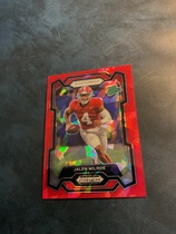 2024 Panini Prizm Draft Picks Red Ice Prizm #122 Jalen Milroe