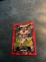 2024 Panini Prizm Draft Picks Red Ice Prizm #184 Isaiah Bond