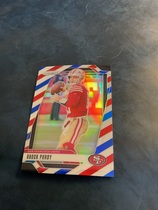 2024 Panini Prizm Red White and Blue Prizm #249 Brock Purdy