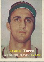 1957 Topps Base Set #37 Frank Torre