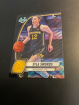 2024 Bowman Chrome University Black Wave Refractor #65 Syla Swords
