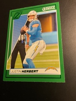 2024 Panini Zenith Two Minute Drill #54 Justin Herbert