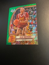 2024 Bowman Chrome University Green Shimmer Refractor #37 Juju Watkins