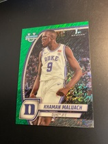 2024 Bowman Chrome University Green Shimmer Refractor #46 Khaman Maluach