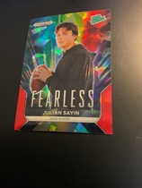 2024 Panini Prizm Draft Picks Fearless Red Ice Prizm #16 Julian Sayin