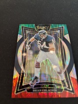 2024 Panini Select Green and Red Shock Prizm #13 Brian Urlacher