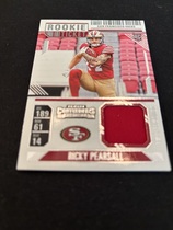 2024 Panini Contenders Rookie Ticket Swatches #34 Ricky Pearsall