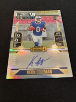 2024 Panini Contenders Divisional Ticket #117 Keon Coleman