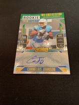 2024 Panini Contenders Green Laser Holo #226 Cornelius Johnson