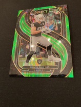 2024 Panini Select Neon Green Shock Prizm #118 Brock Bowers