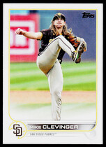 2022 Topps Update #US186 Mike Clevinger