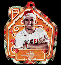 2024 Topps Holiday Oversized Die Cut MLB Ornament #MLBO-1 Mike Trout