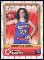 2024 Topps Chrome McDonalds All-American RayWave Refractor #62 Berry Wallace