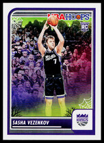 2023 Panini NBA Hoops Haunted Hoops #157 Sasha Vezenkov