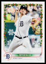 2022 Topps Holiday #HW104 Beau Brieske