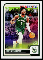 2023 Panini NBA Hoops Haunted Hoops #99 Chris Livingston