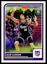 2023 Panini NBA Hoops Haunted Hoops #58 Jalen Slawson