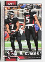 2026 Topps Flagship #298 Atlanta Falcons Combo Card