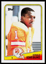 1988 Topps Base Set #357 Donald Igwebuike