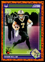 2024 Score Score-A-Treat Orange Pumpkin #204 Taysom Hill