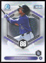 2026 Bowman Chrome Bowman Scouts Top 100 #BTP-86 Roldy Brito