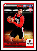 2023 Panini NBA Hoops #232 Scoot Henderson