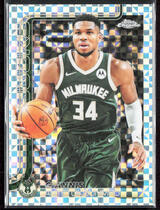 2025 Topps Chrome X-Fractor #137 Giannis Antetokounmpo