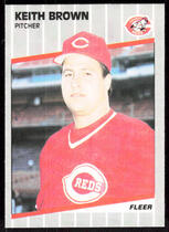 1989 Fleer Base Set #154 Keith Brown