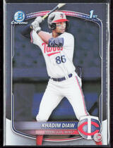 2025 Bowman Chrome Prospects #BCP-77 Khadim Diaw