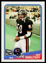 1988 Topps Base Set #82 Mike Singletary