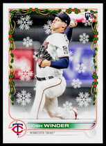 2022 Topps Holiday #HW140 Josh Winder