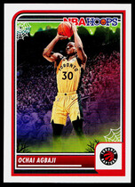 2023 Panini NBA Hoops Haunted Hoops #62 Ochai Agbaji