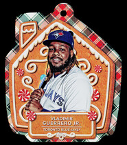 2024 Topps Holiday Oversized Die Cut MLB Ornament #MLBO-17 Vladimir Guerrero Jr.