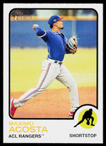 2022 Topps Heritage Minor League #92 Maximo Acosta