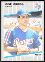 1989 Fleer Base Set #516 Jose Cecena