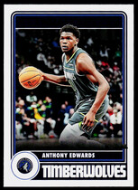 2023 Panini NBA Hoops #286 Anthony Edwards