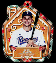 2024 Topps Holiday Oversized Die Cut MLB Ornament #MLBO-15 Corey Seager