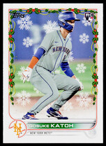 2022 Topps Holiday #HW149 Gosuke Katoh