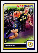 2023 Panini NBA Hoops Haunted Hoops #139 Isaiah Wong