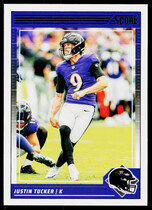 2024 Score Base Set #24 Justin Tucker