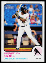 2022 Topps Heritage Minor League #25 Jhonkensy Noel