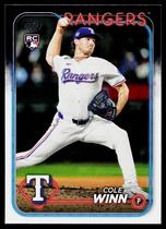 2024 Topps Update #US109 Cole Winn