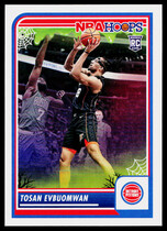 2023 Panini NBA Hoops Haunted Hoops #133 Tosan Evbuomwan