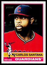 2025 Topps Heritage #233 Carlos Santana