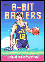 2025 Topps 8-Bit Ballers #8B-24 John Stockton